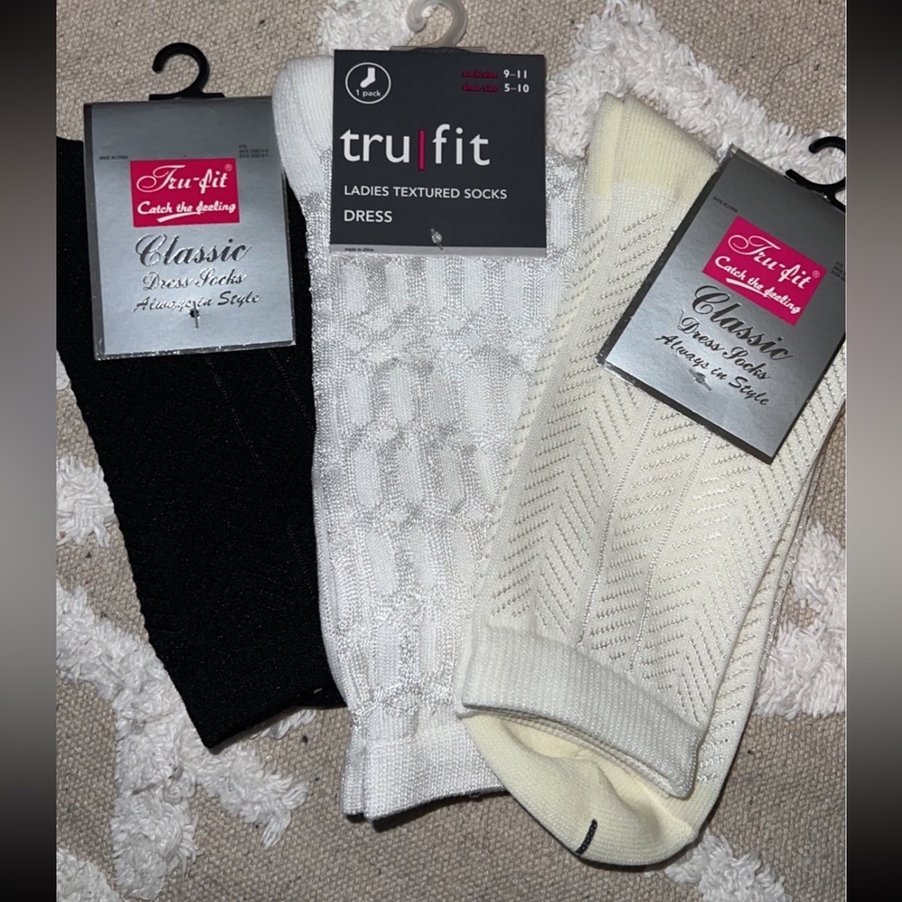 NWT tru fit dress sock bundle